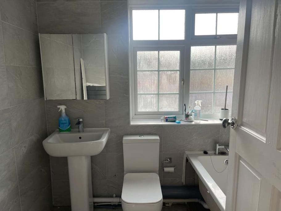Luxurious Detached Holiday House Free Parking Near Airport Town Centre Railway Station Luton  Exterior foto
